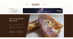 Desktop Screenshot of pain-perdu.info